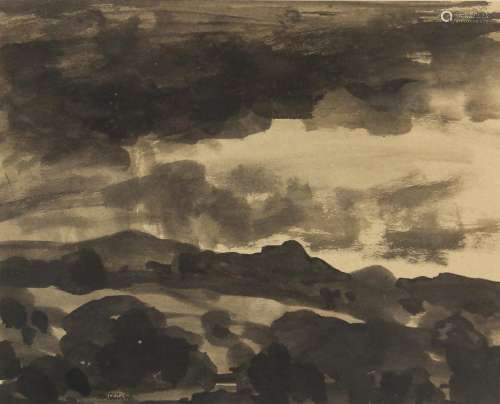 Sir Kyffin Williams OBE, RA (1918-2006), Pen Y Gaer [from th...