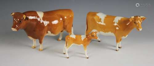 A Beswick Guernsey bull CH. Sabrinas Sir Richmond 14th, desi...