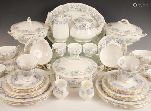 A Royal Albert part dinner service in the Silver Maple patte...