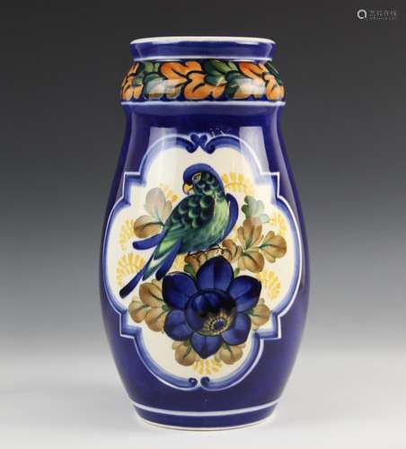 A Royal Copenhagen Aluminia Faience vase, early 20th century...