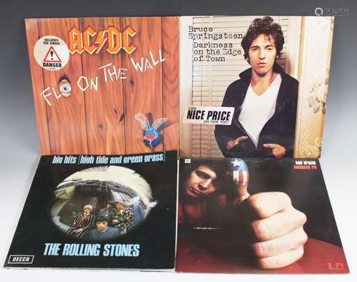 A collection of vinyl rock and pop LPs, to include albums by...