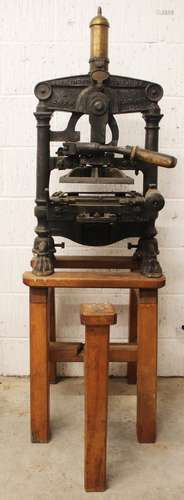 A Hopkinson and Copes, Finsbury, London printing press dated...