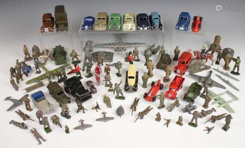 A selection of Dinky Toys die-cast model vehicles, mid 20th ...