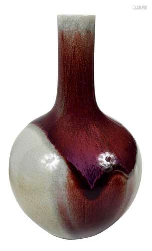 Chinese Flambe Porcelain Vase