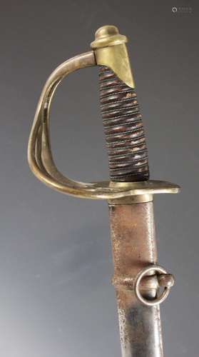 An American Civil War 1862 cavalry sabre made by the Ames Ma...