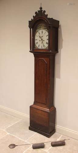 A George III 8 day longcase clock, signed indistinctly Scott...