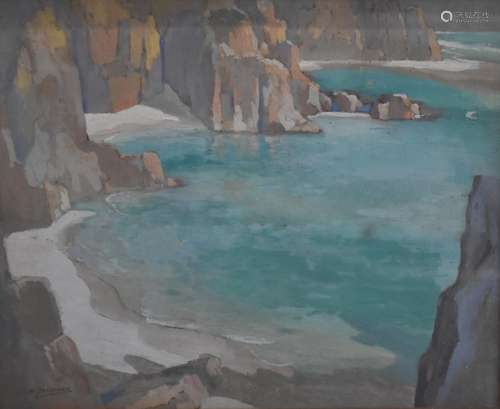 Stanley Horace Gardiner (1887-1952) impressionist oil on boa...