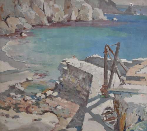 Stanley Horace Gardiner (1887-1952) impressionist oil on boa...