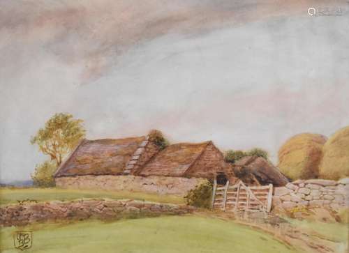 T. Murray Bernard Bladon (1864-1939) watercolour landscape w...