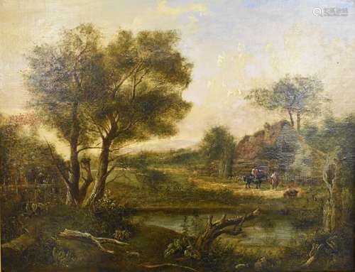 Attributed to Patrick Naysmith (1787-1831) oil on canvas lan...