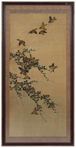 Framed Chinese Painting of Birds