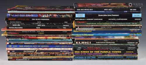 Over sixty Role Playing Game rule books and supplements by v...