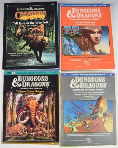 Eighteen Dungeons & Dragons Adventure modules to include...