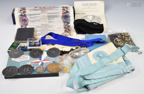 Masonic aprons and ephemera, Festival of Britain commemorati...