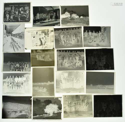 Glass and other photographic negatives to include Singer Le ...