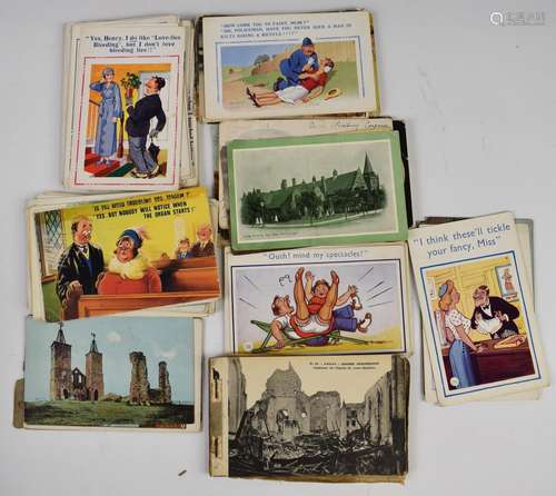 A collection of mainly early 20thC postcards including Londo...