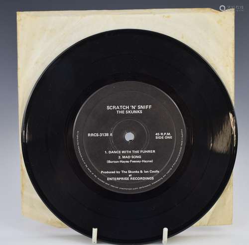 The Skunks - Scratch n Sniff (RRCS 3138) record appears Ex, ...