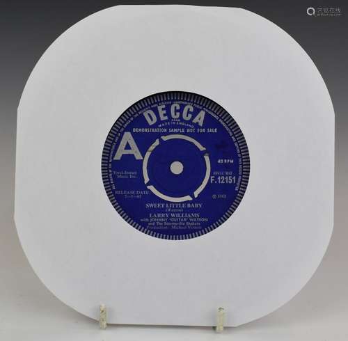 Lorry Williams - Sweet Little Baby (F. 12151). Record appear...