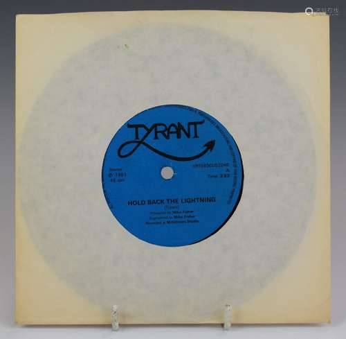 Tyrant - Hold Back The Lightning (SRTS83CUS2046). Record app...