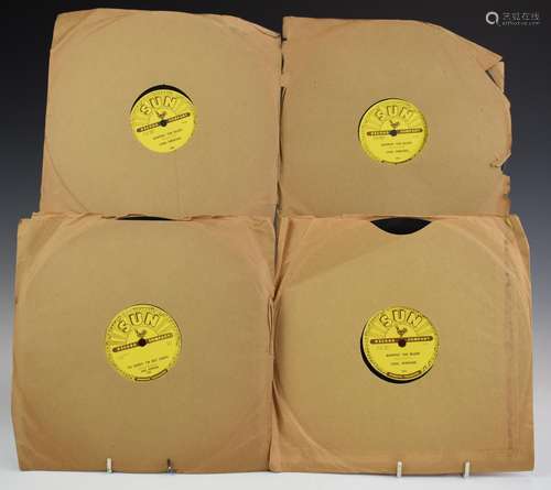 78s - Carl Perkins - 8 ten inch discs comprising Im Sorry, I...