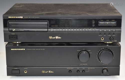 Marantz Special Edition stereo amplifier and CD player, mode...