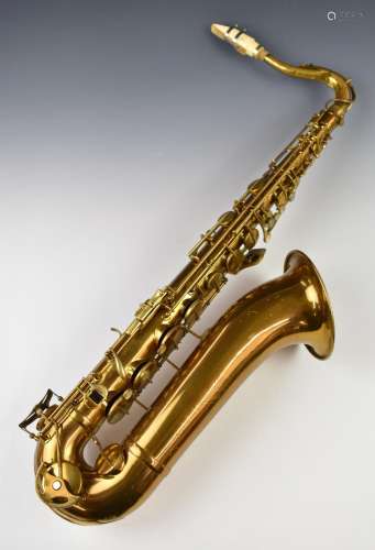 Karl Meyer tenor saxophone, stamped serial number A4919 and ...