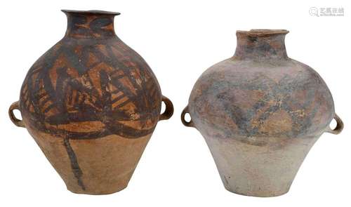 Two Chinese Neolithic Painted Pots