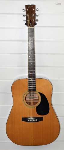 Fender Model F-03 acoustic guitar, serial number 8603422