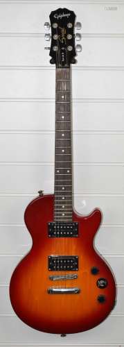 Epiphone Les Paul Special II electric guitar in Cherry Sunbu...
