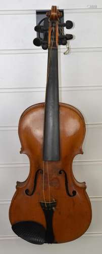A19th/20thCtwo piece back violin overall length 59.3cm, body...