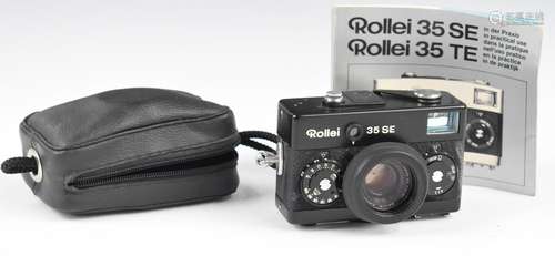 Rollei 35SE 35mm camera, in original pouch with instruction ...