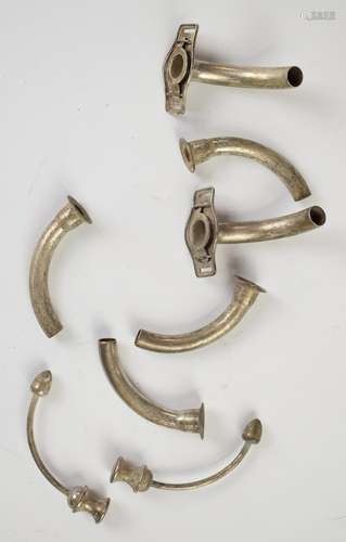 Six tracheostomy tubes including two Jackson type four medic...