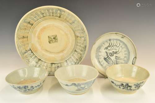 Chinese 19thCporcelain from the Tek Sing shipwreck comprisin...