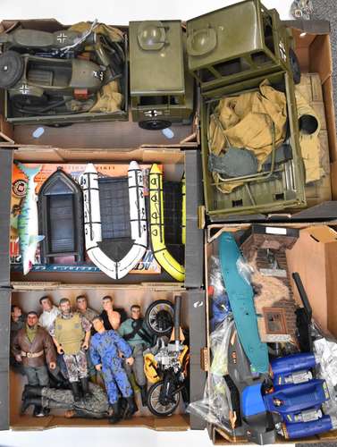 A collection of Action Man figures, vehicles and accessories...