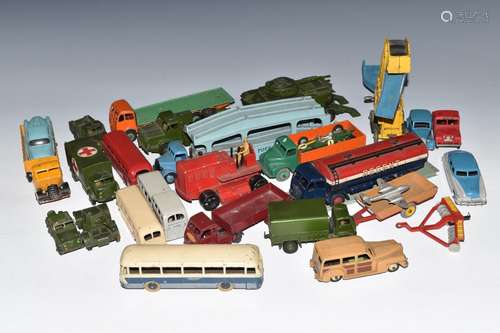 Twenty seven Dinky Toys, Dinky Supertoys and Corgi Toys diec...