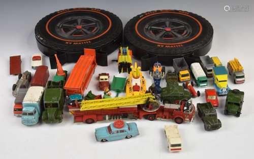 A collection of Corgi, Matchbox, Dinky and similar diecast m...