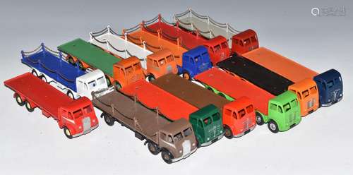 Thirteen Dinky Supertoys diecast model Foden Flat Truck comm...