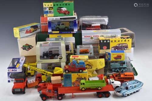 A large collection of Corgi, Dinky, Atlas Editions, Joal, Va...