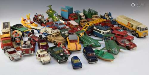 Forty Dinky and Corgi diecast model vehicles to include UFO ...