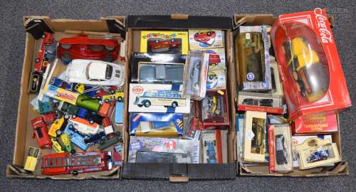 A collection of Corgi, Dinky, Maisto, Matchbox and similar d...