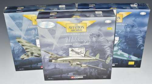 Three Corgi The Aviation Archive 1:144 scale diecast model a...