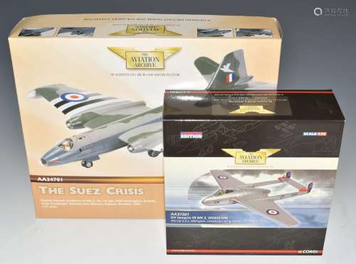 Two Corgi The Aviation Archive 1:72 scale diecast model airc...