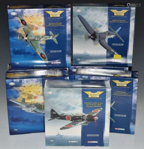 Seven Corgi The Aviation Archive 1:72 scale diecast model ai...