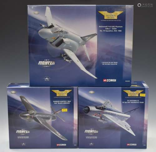 Three Corgi The Aviation Archive The Jet Fighter Power 1:72 ...