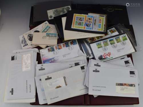 A large collection of GB first day covers in albums and loos...