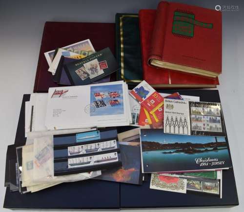 GB, Commonwealth and world stamps collection in six albums i...