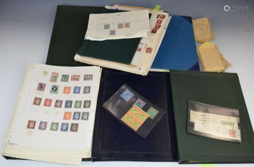 GB and world stamp collection, mint and used, in six albums ...