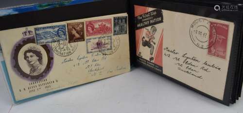A book of New Zealand first day covers 1947-1957