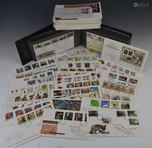 GB first day covers, loose and in albums, including high val...