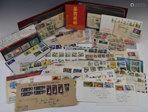 Album of New Hebrides first day covers plus interesting Comm...